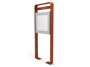 Стальная самонесущая доска объявлений для общественных мест