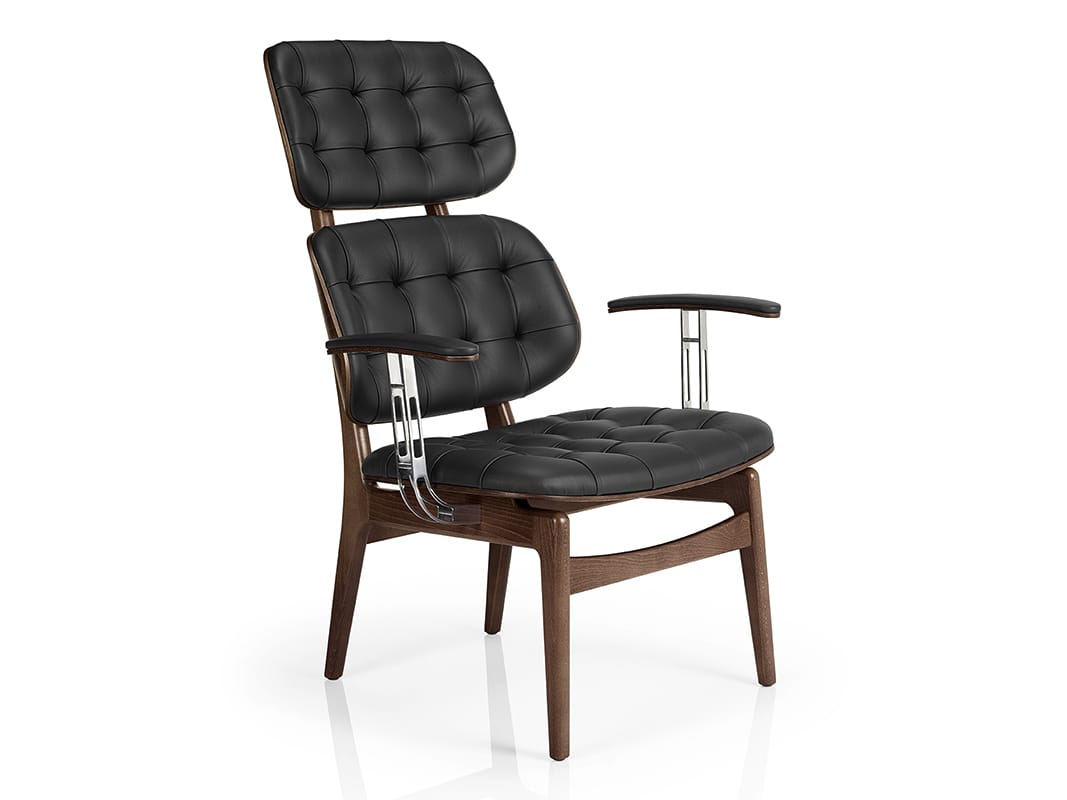 Кожаное кресло с подлокотниками More Contract Chloe ARCH-00016326