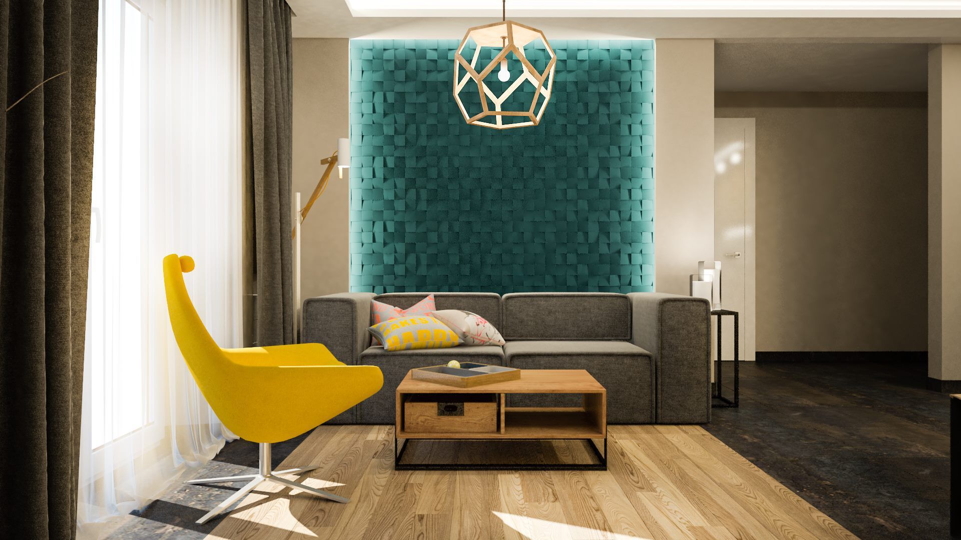 Трехмерное гипсовое покрытие WallDeco M-Modern ARCH-00098852 - Вид №1