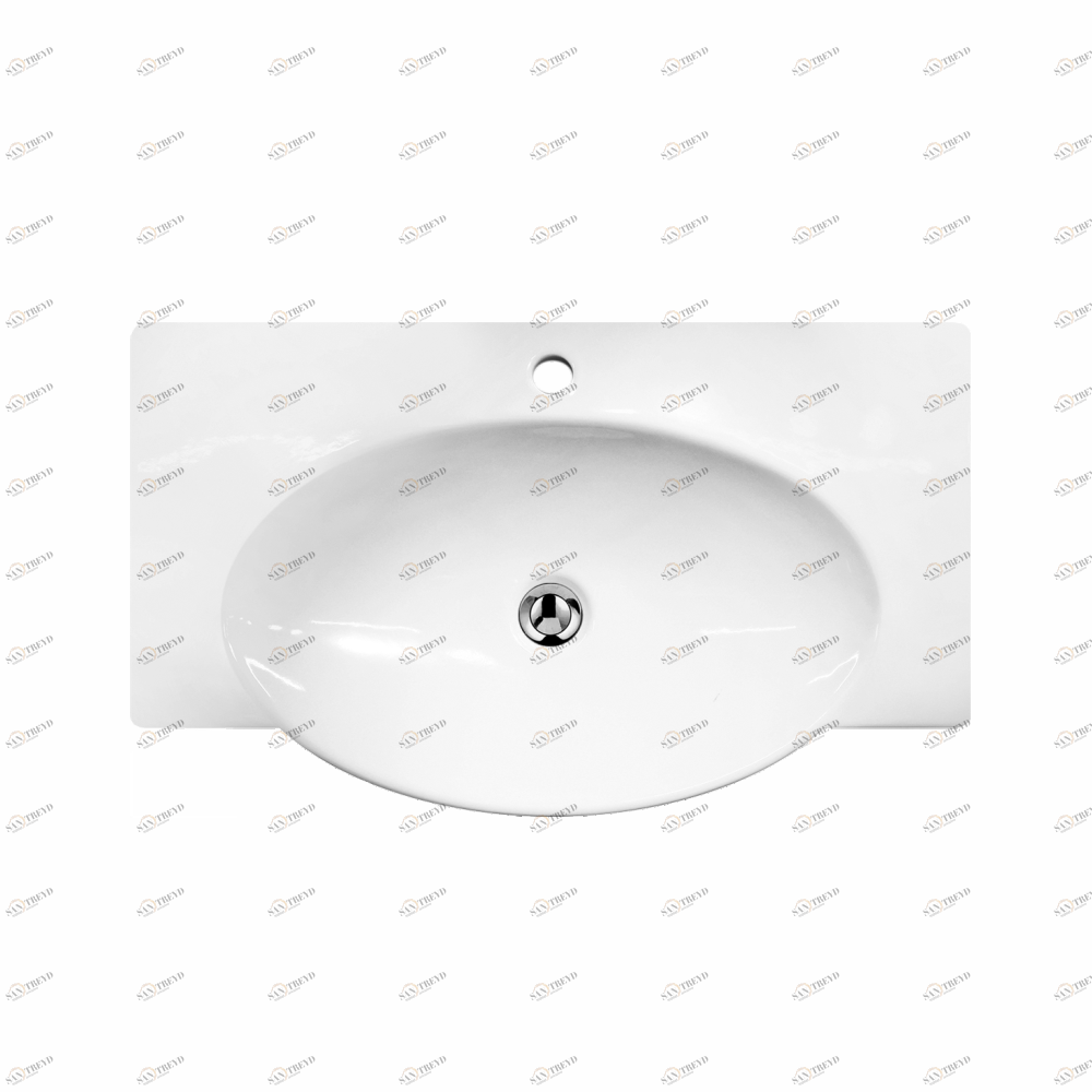 INF76SLWB01 Подвесная раковина настенная овальная BATi BALi  белая 