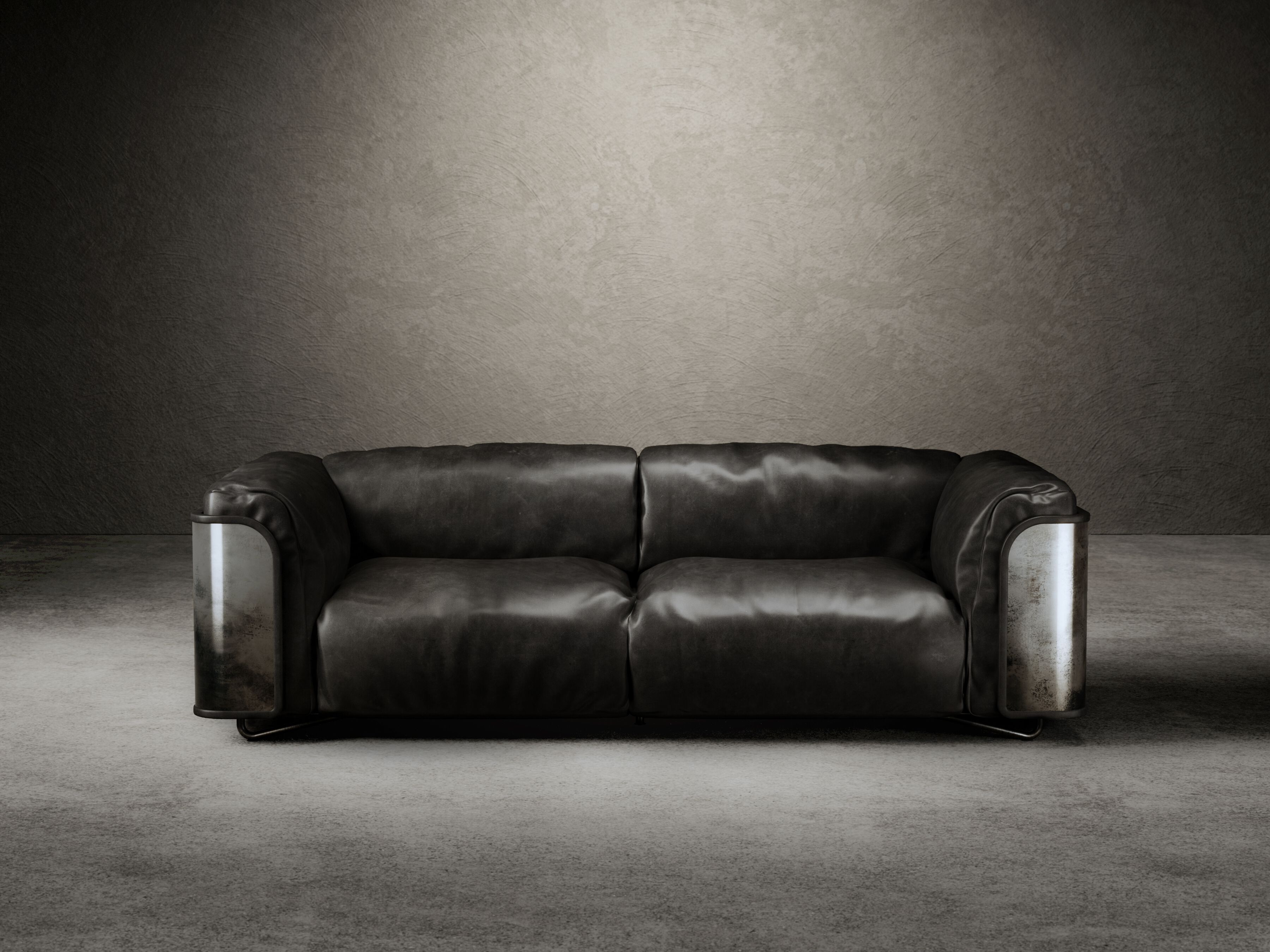 2-местный кожаный диван GIOPAGANI SAINT-GERMAIN ARCH-00060612