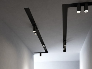 Утопленный алюминиевый линейный профиль освещения