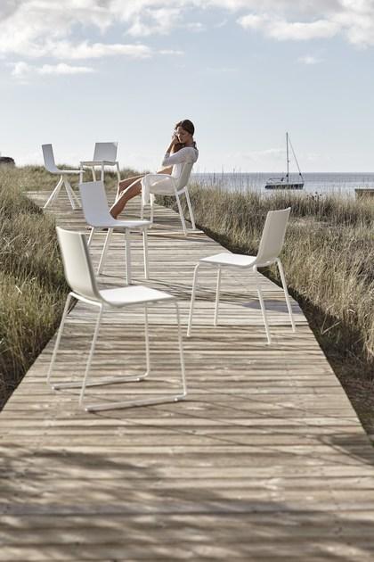 GANDIABLASCO Штабелируемый садовый стул из полиуретана Stack sun-id-1413292 - Вид №4