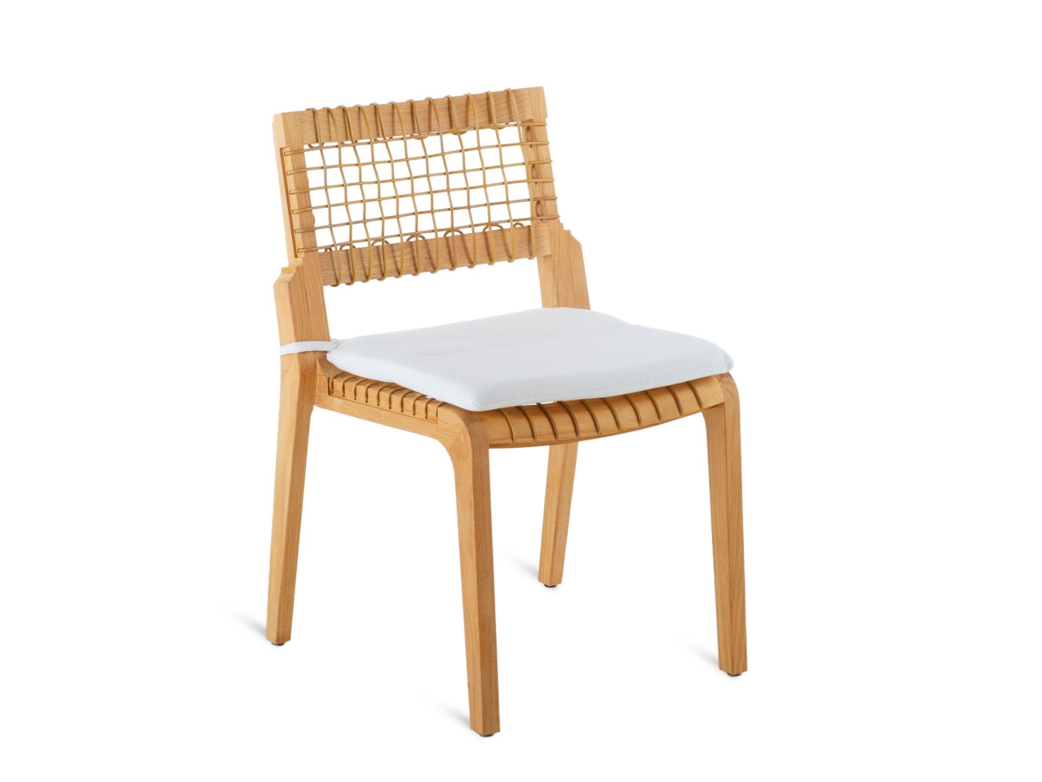 Штабелируемый стул из тикового дерева Unopiù Синтез ARCH-00015633 - Вид №1