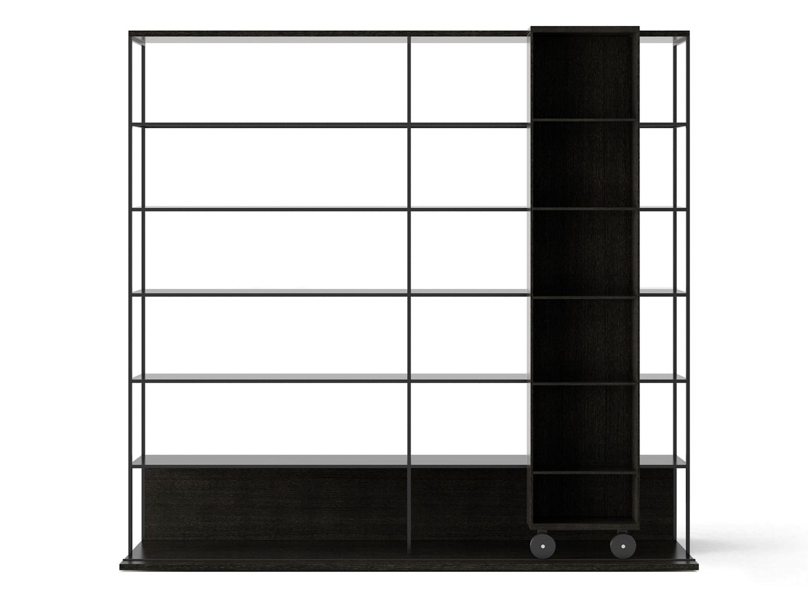 Деревянный книжный шкаф на колесах Punt Literatura ARCH-00034358 - Вид №60