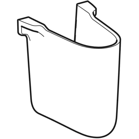 K97101000 Полупьедестал Kolo Rekord Geberit  - Вид №1