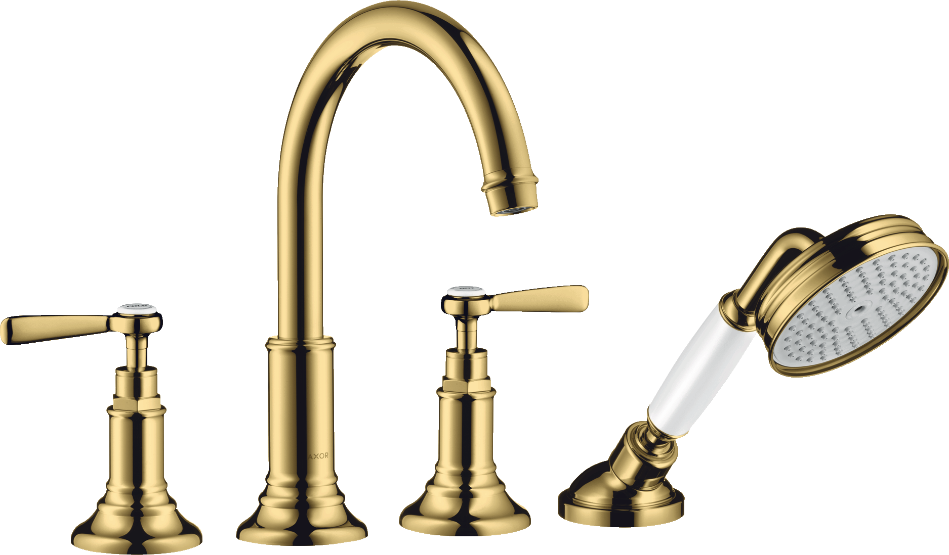 16554990 Смеситель для ванны на плитку на 4 отверстия с рычажными ручками AXOR MONTREUX