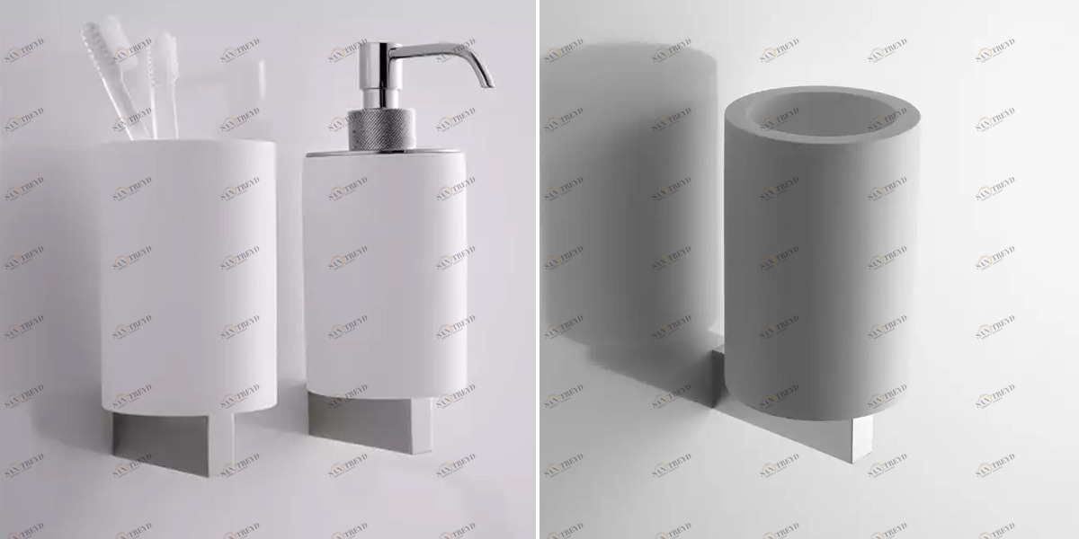 Стакан для зубных щеток PLAY11 Antonio Lupi PLAY с настенным держателем Antoniolupi