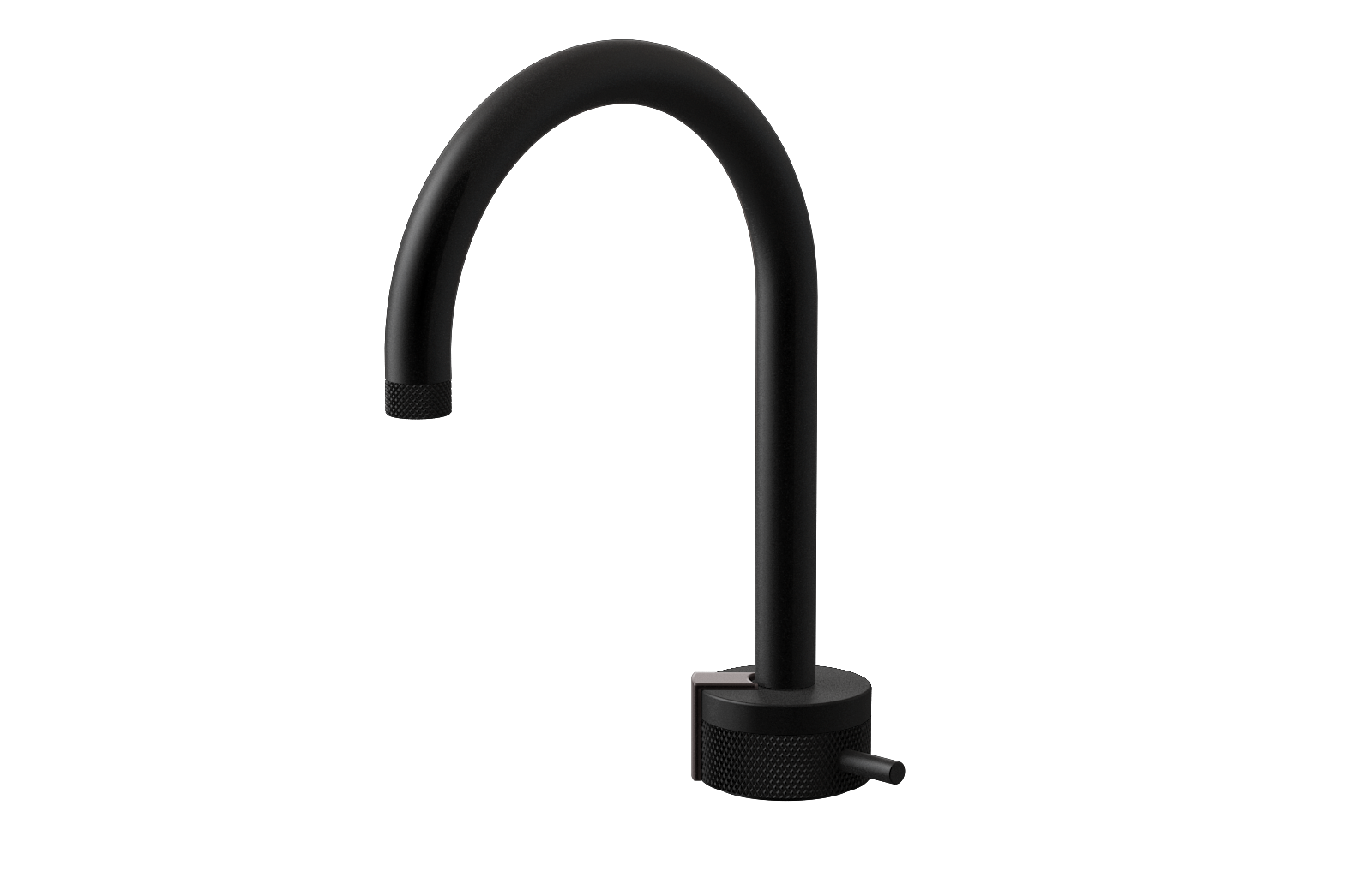 E-11502-R1MBK-L2GM-MBK Однорычажный прогрессивный смеситель для раковины - излив 16см GRAFF MOD+