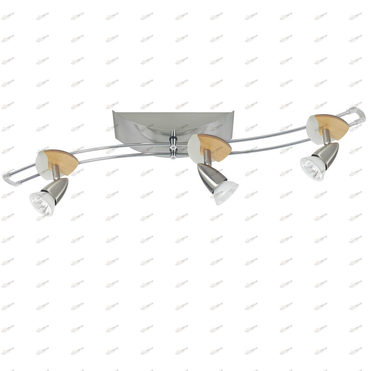 Спот потолочный на 3 лампы серебристый матовый Paulmann 3660 PAULMANN 366 00-3891199 Никель 