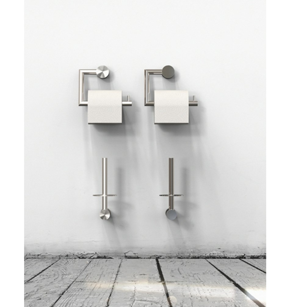 FROST Держатель туалетной бумаги 2 » матовый Нержавеющая сталь Матовый N1912  - Вид №1