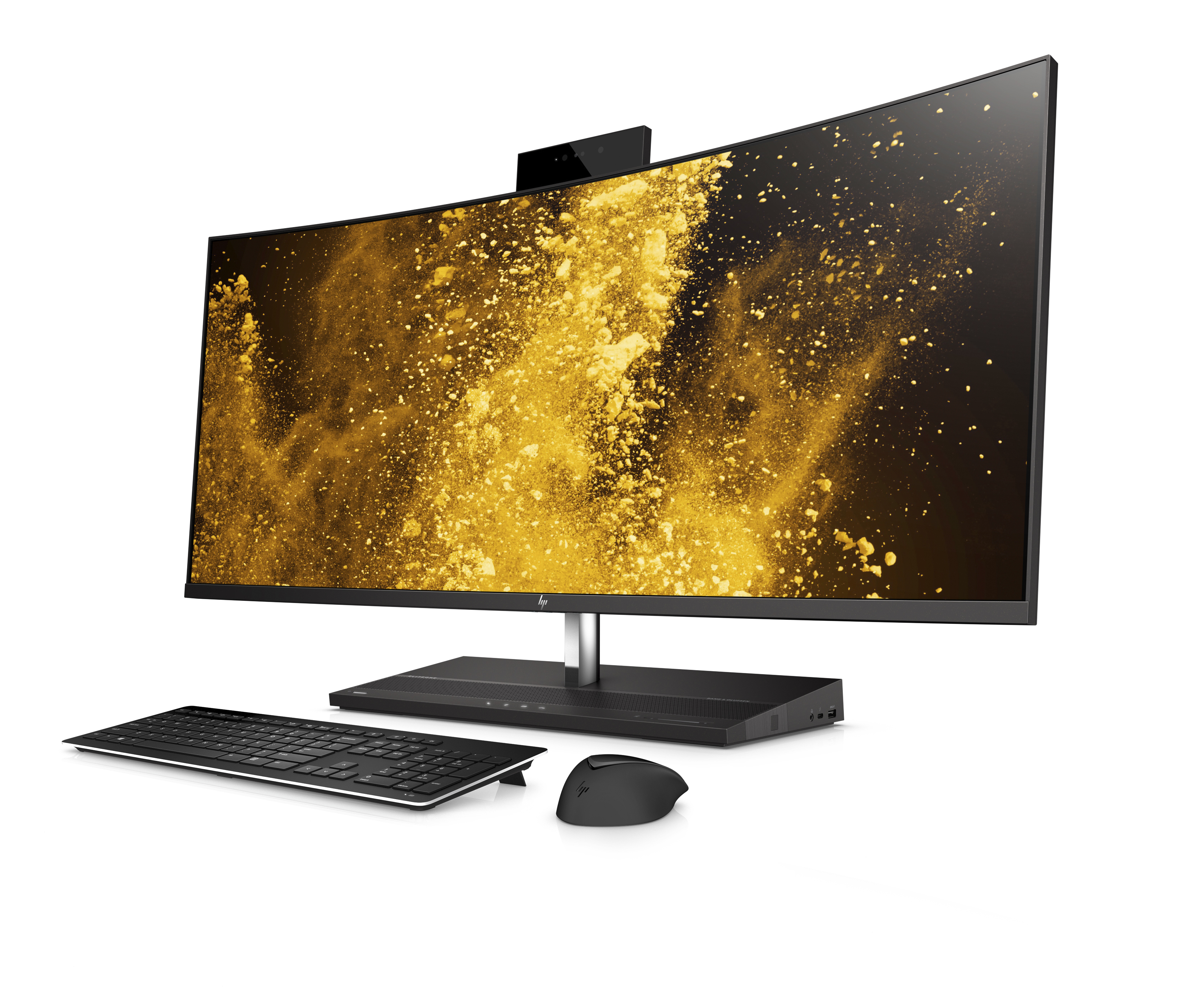 4PD92EA#ACB eliteone 1000 g2 aio nt 34" 34"(3440x1440 ips (матовый))/intel core i7 8700(3.2ghz)/16384mb/256ssdgb/bt/wifi/war 3y/w10pro + wireless slim kbd & mouse HP Santreyd  - Вид №1