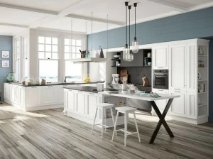 Febal Casa Лакированная кухня с островом