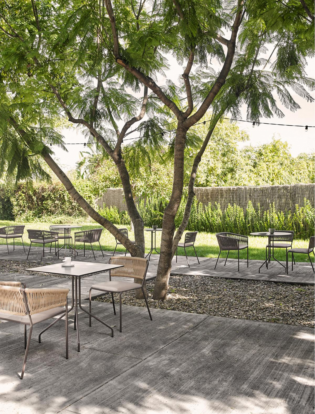 107245 Обеденный стол со столешницей Compact 90 х 90 см Point Weave POINT1920  - Вид №1