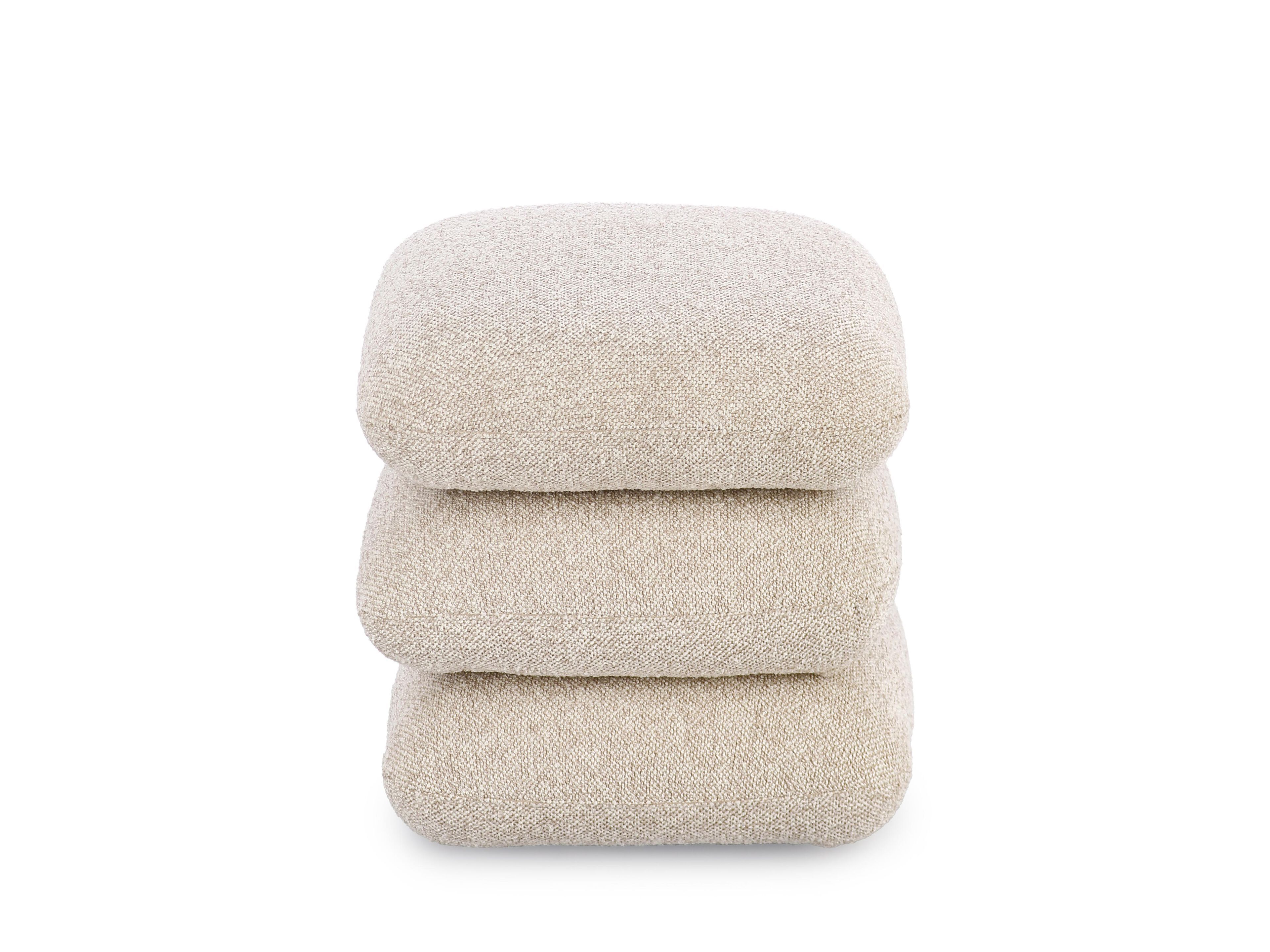 Квадратный пуф из ткани BIZZOTTO Antara ARCH-00085544 - Вид №3