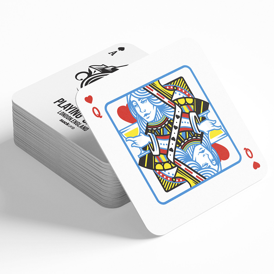 SK DMATPLAY1 Карты игральные , drink mats Suck UK  - Вид №15