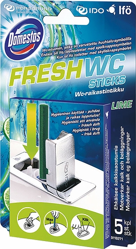 94690 IDO Fresh WC таблетка, IDO Fresh WC таблетка, лайм 5 упаковок (9,5 г) Seven D - Вид №3