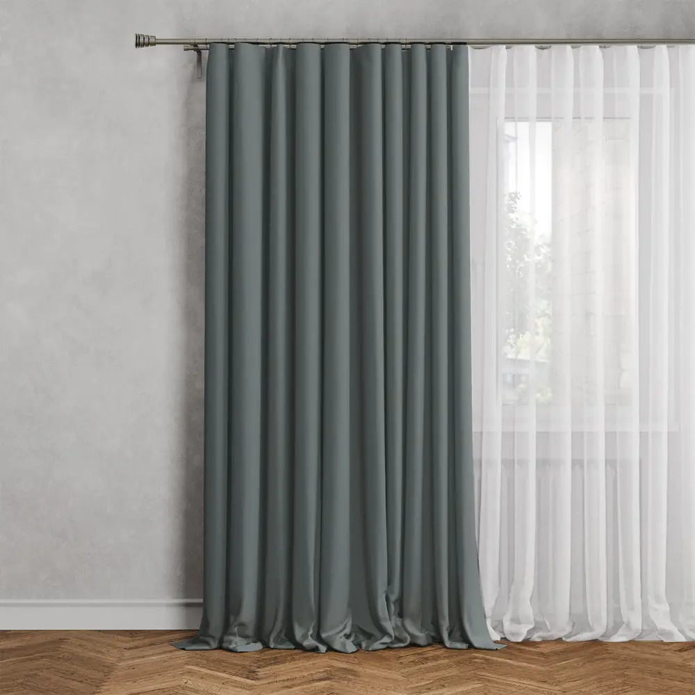 GARDEN Штора на люверсах мятная 200x280 см с эффектом димаут 89390629 STLM-1571142