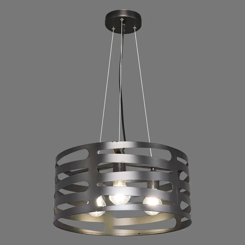 Светильник подвесной Laurel 3 лампы 12 м² цвет чёрный Toplight STLM-2093805 - Вид №3