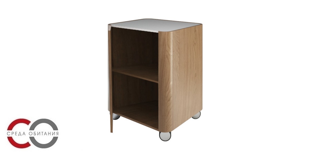 Тумба-табурет на колесиках Olympia Ceramica Beauty BEAMOB34 - Вид №1