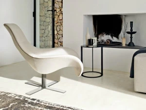 B&B Italia Кресло с обивкой из ткани с 4 спицами Mart