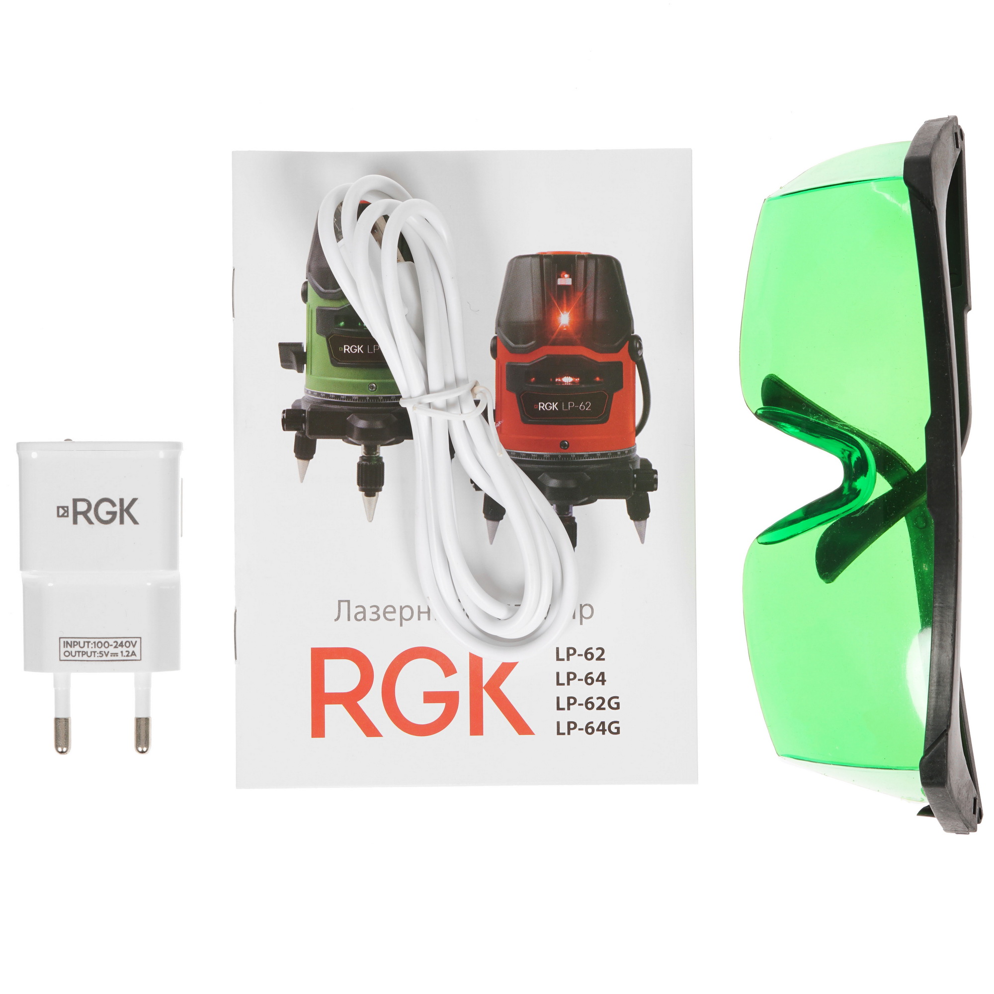 Лазерный нивелир RGK LP-62G 8137431 STDN-0135294 - Вид №7