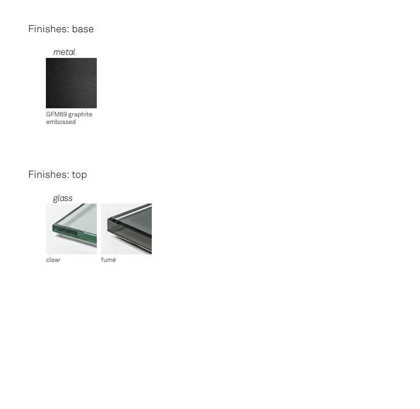 Журнальный столик из стали и хрусталя Cattelan italia FALCO ARCH-00127778 - Вид №3