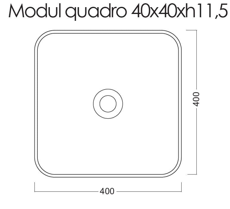 Керамическая столешница квадратная раковина BLEU PROVENCE умывальники ARCH-00149996 - Вид №1