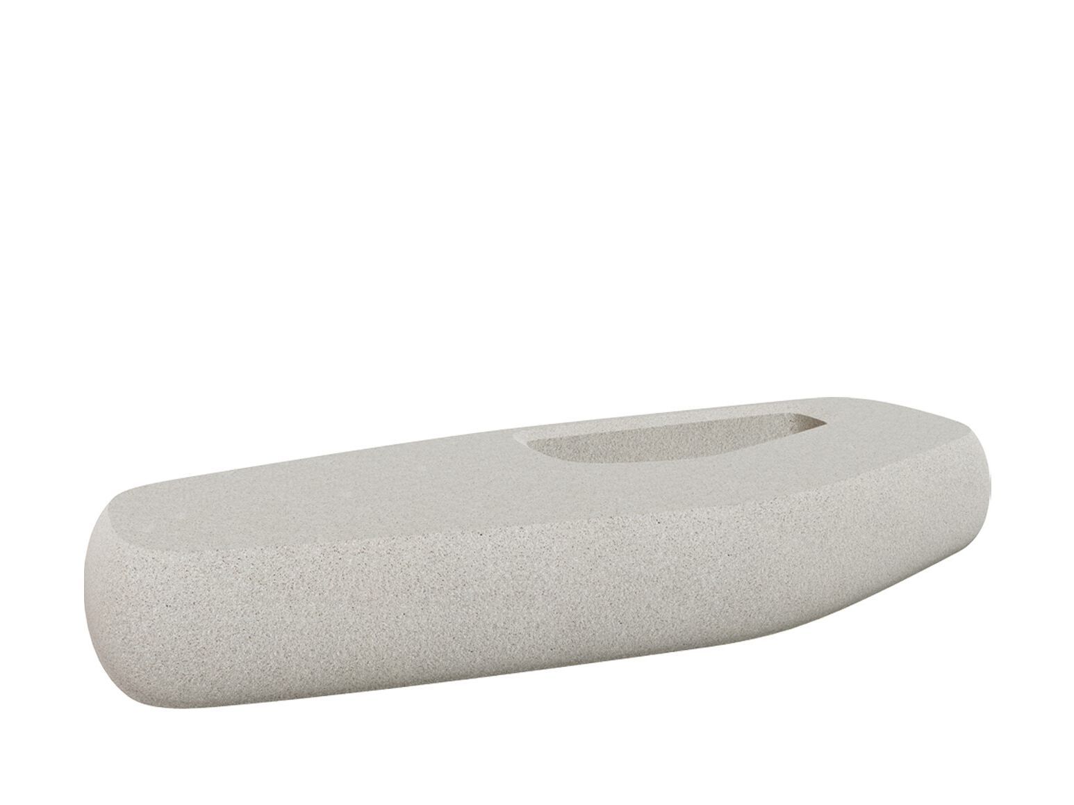 Бетонная скамейка со встроенным плантатором amop Ameno ARCH-00046671