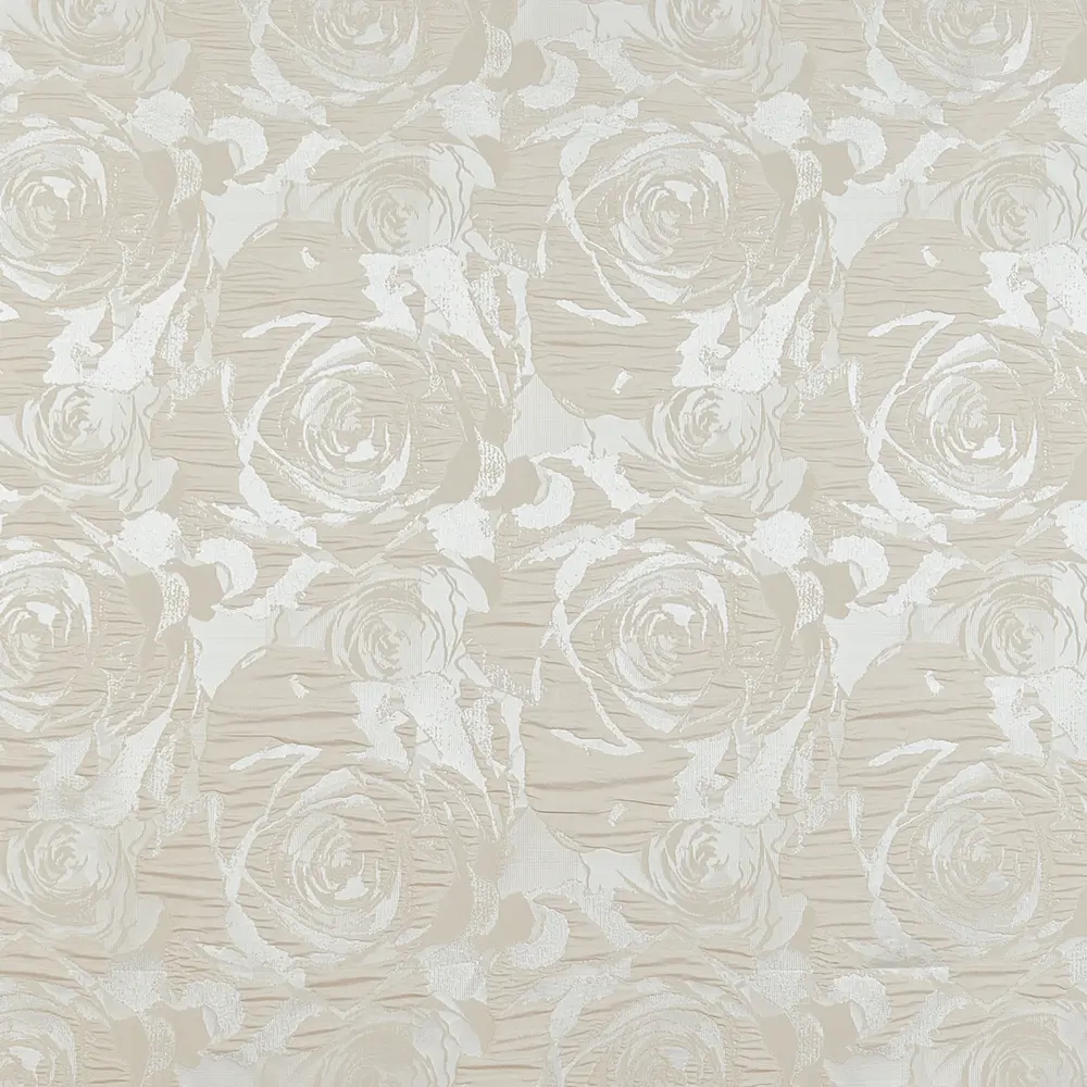 Ткань «Цветы» 1 п/м 280 см жаккард цвет экрю ТОРГОВЫЙ ДОМ ТЕКСТИЛЬ STLM-2160549 - Вид №1