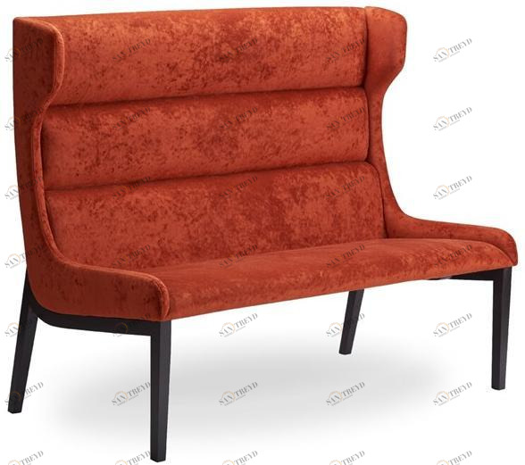 ROSSIN Диван из ткани с высокой спинкой Aris sun-id-1504236