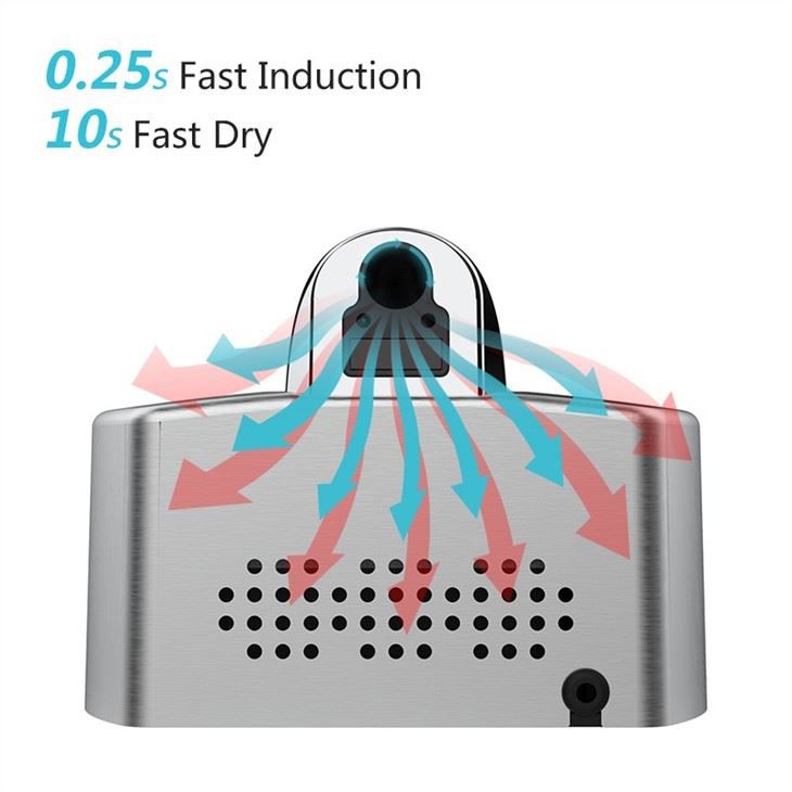 Сушилка для рук из нержавеющей стали AIKE AK2830_624  - Вид №2