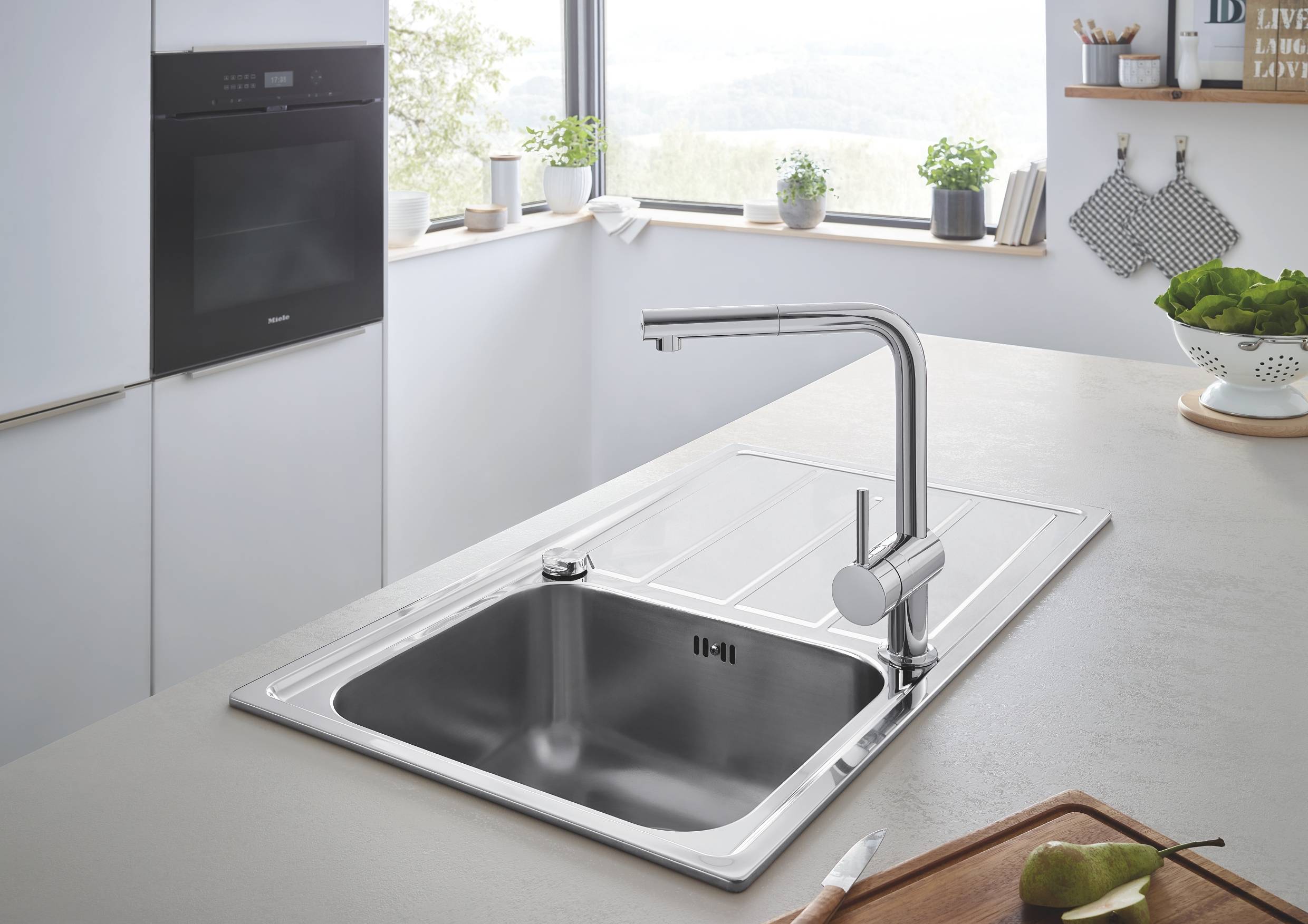 31571SD0 Мойка кухонная овальная Grohe K500 - Вид №2