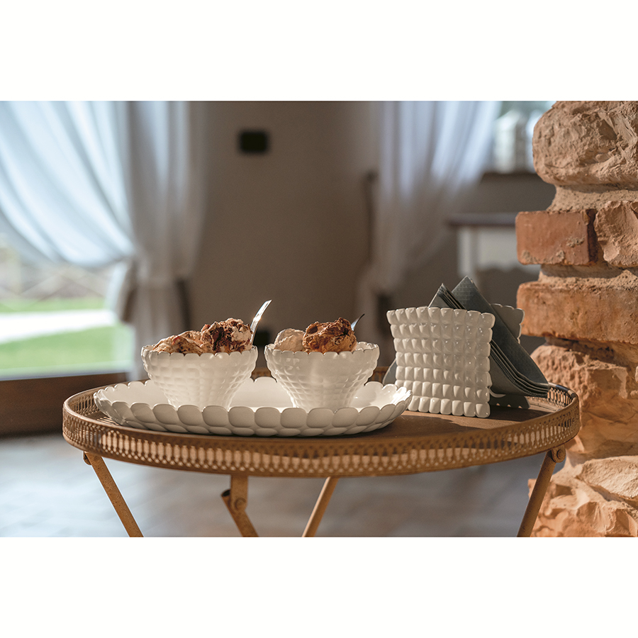 199800156 Подставка для салфеток tiffany, молочно-белая Guzzini  - Вид №2