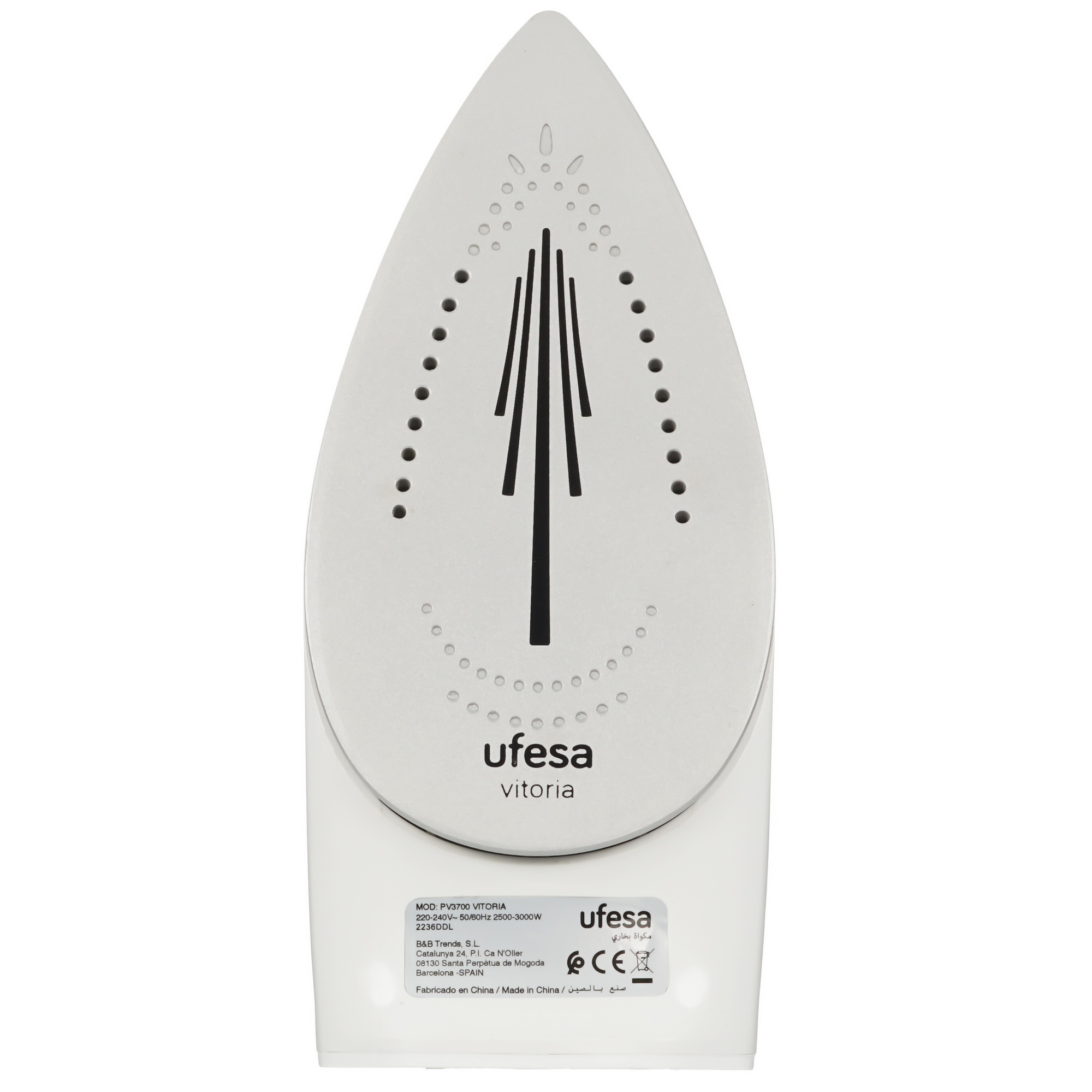 9140845 Утюг Ufesa PV3700 VITORIA белый STDN-0090548 - Вид №3