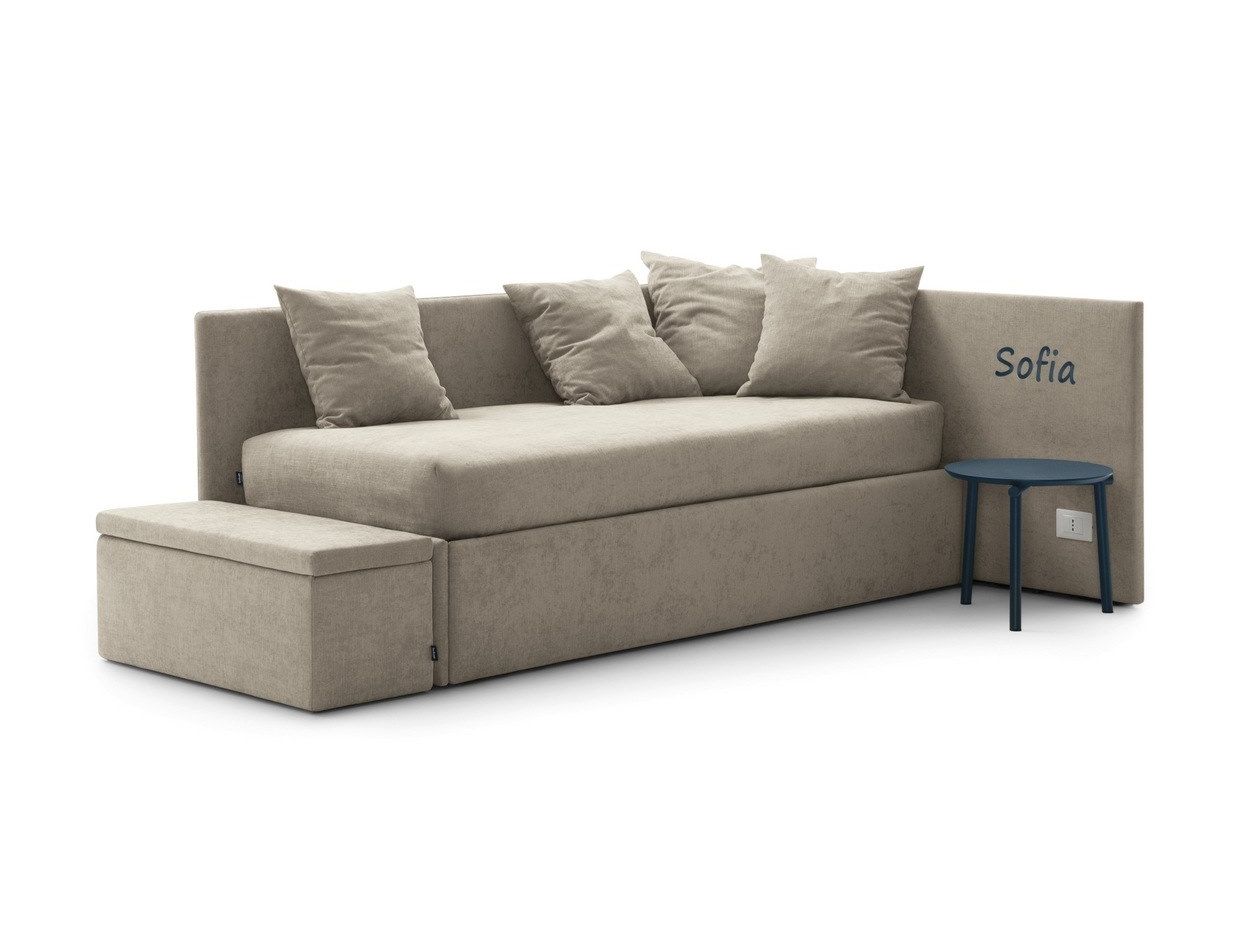 Односпальная кровать с угловым изголовьем Bolzan Line ARCH-00148617 - Вид №2