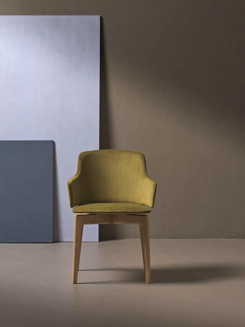 Very Wood Стул с обивкой и подлокотниками sun-id-1378138 - Вид №1