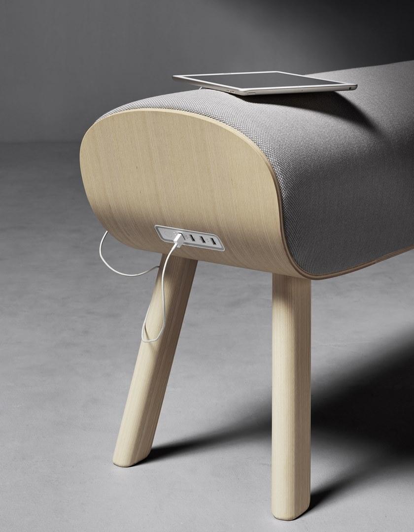 Very Wood Мягкая скамья из ткани Rodeo sun-id-1486437 - Вид №3