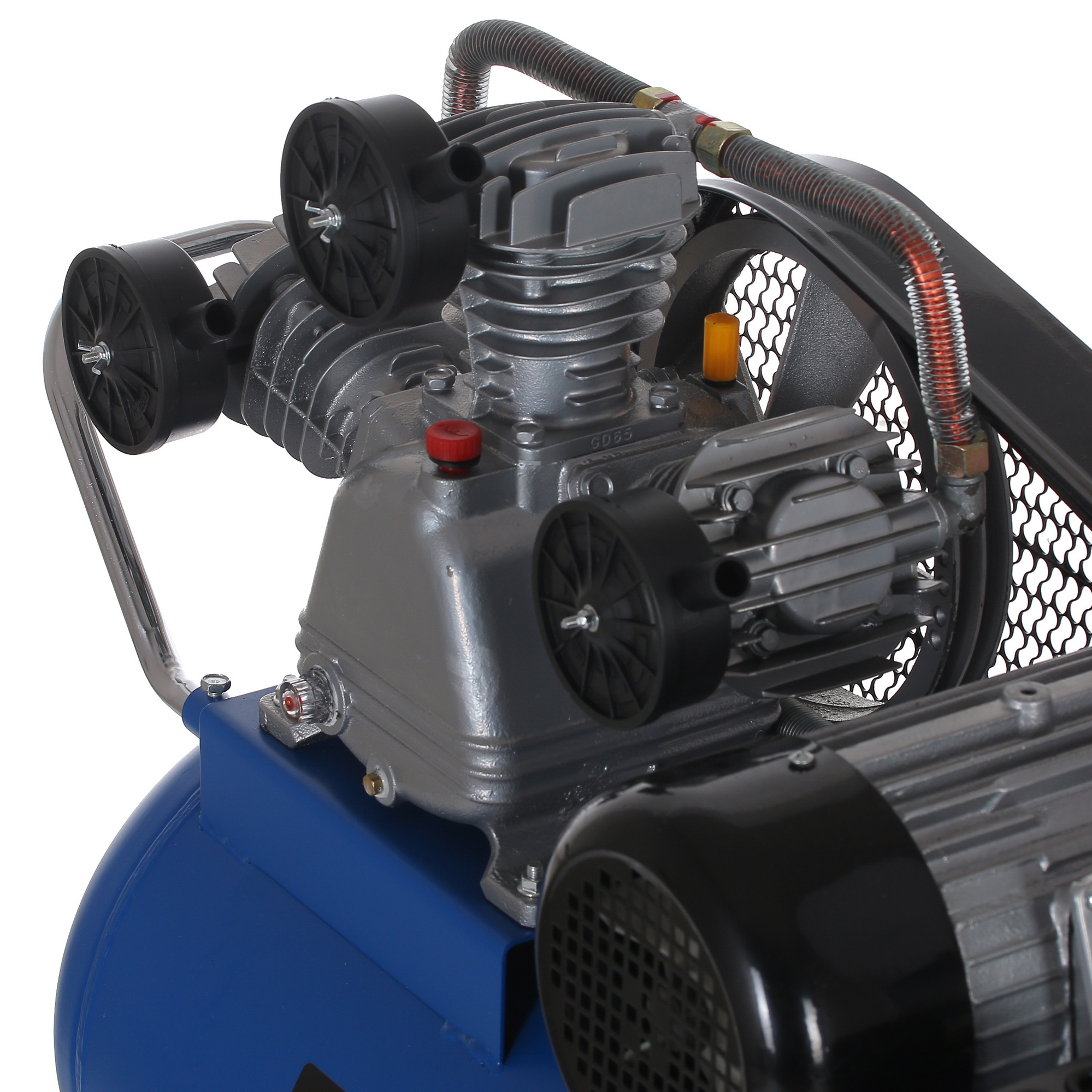 Компрессор поршневой масляный Зубр КПМ-530-100 5308101 STDN-0077336 - Вид №6