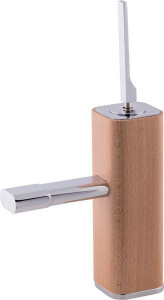 8650-460 Mariner Seve, однорычажный смеситель для раковины с донным клапаном "click clack", цвет природный