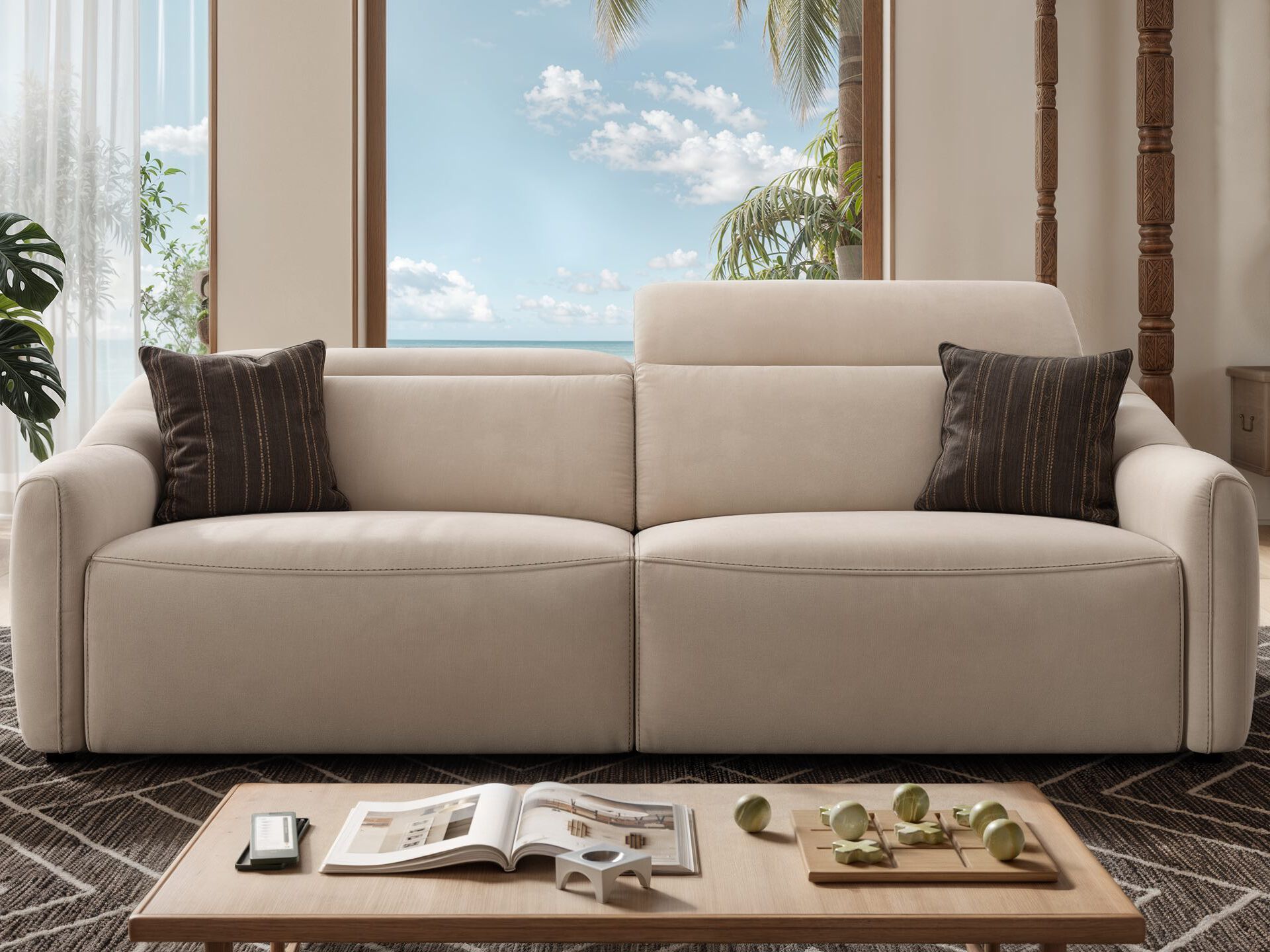 3-местный тканевый диван Sofanella Самоа ARCH-00122542 - Вид №4