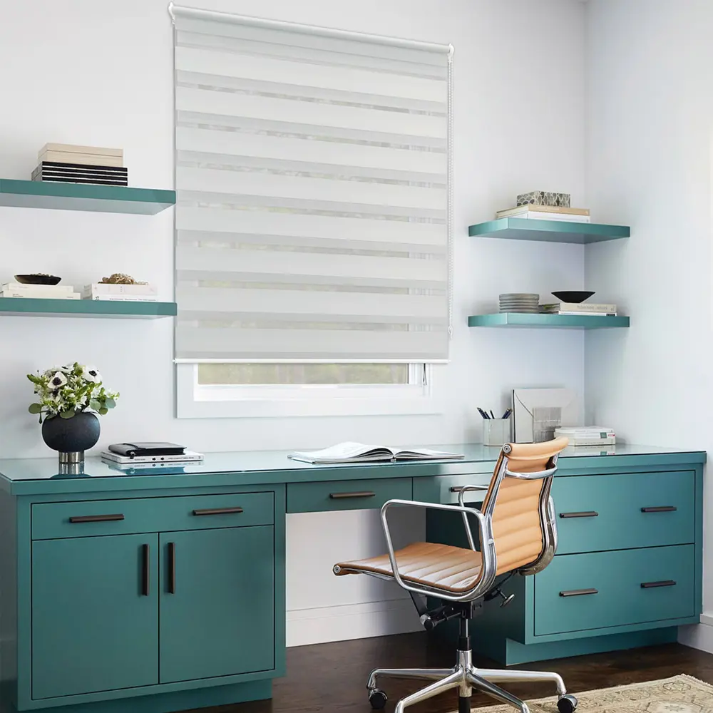 Рулонная штора день-ночь KREAFORTA Peterburg 120x160 см серая 89408613 STLM-1583766 - Вид №5