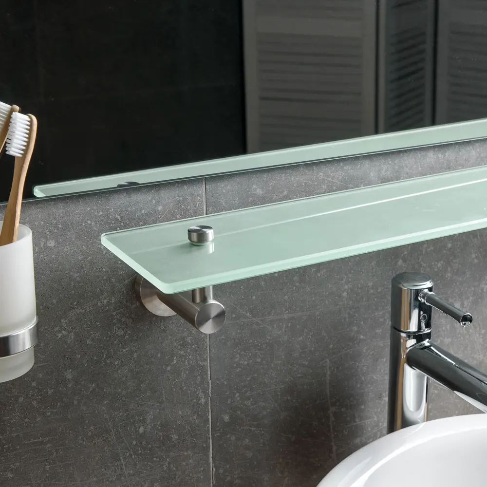 Полка стеклянная Force 52 см WESS STLM-2156420 - Вид №1