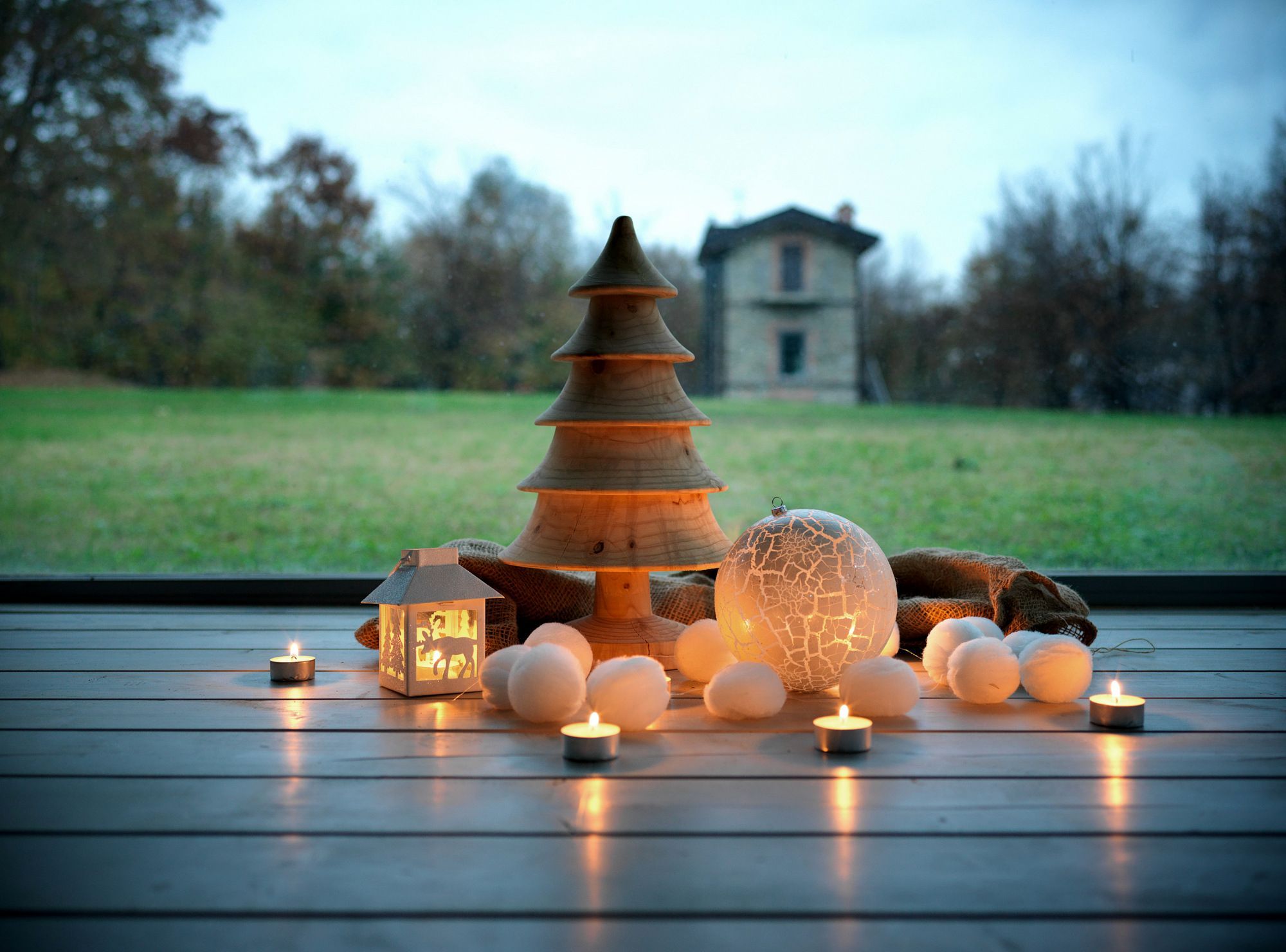 Рождественские украшения из кедра In Stock Riva1920 ARCH-00152148 - Вид №5