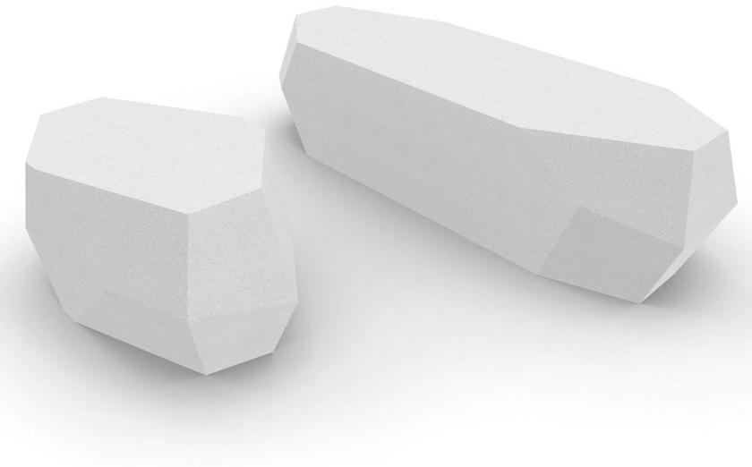 Metalco Скамья в хпк без спинки Stile molecular concrete sun-id-1435817 - Вид №1