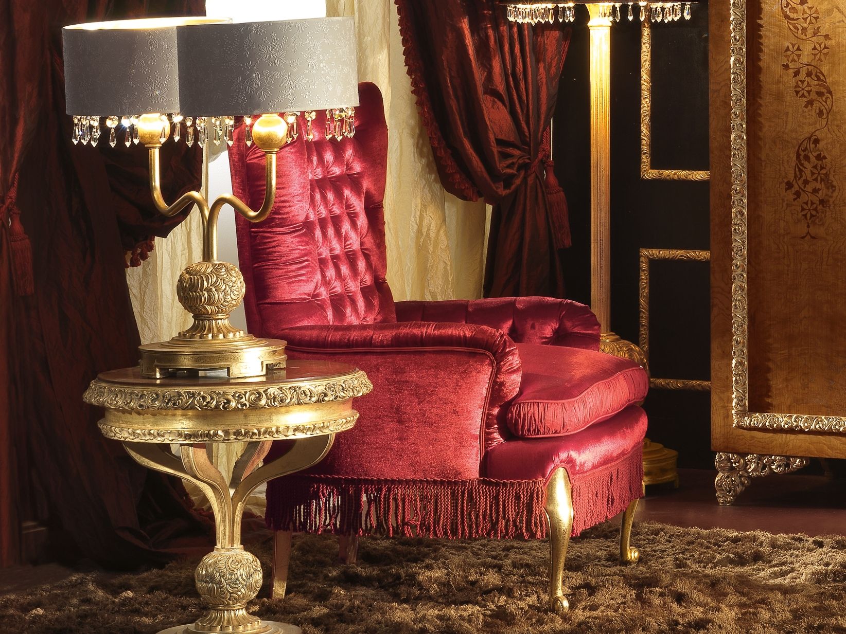 Тканевое кресло с подлокотниками A.R. Arredamenti ARCH-00151526 - Вид №1