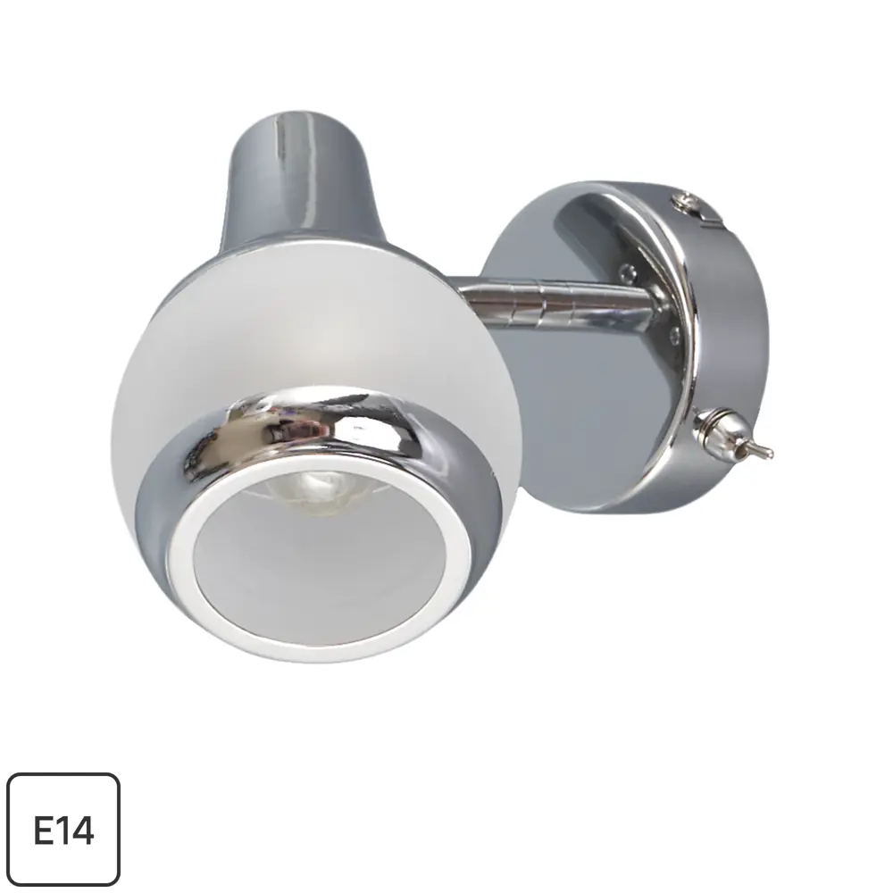 Спот поворотный Largo 1 лампа 2 м² цвет хром Escada STLM-2044712