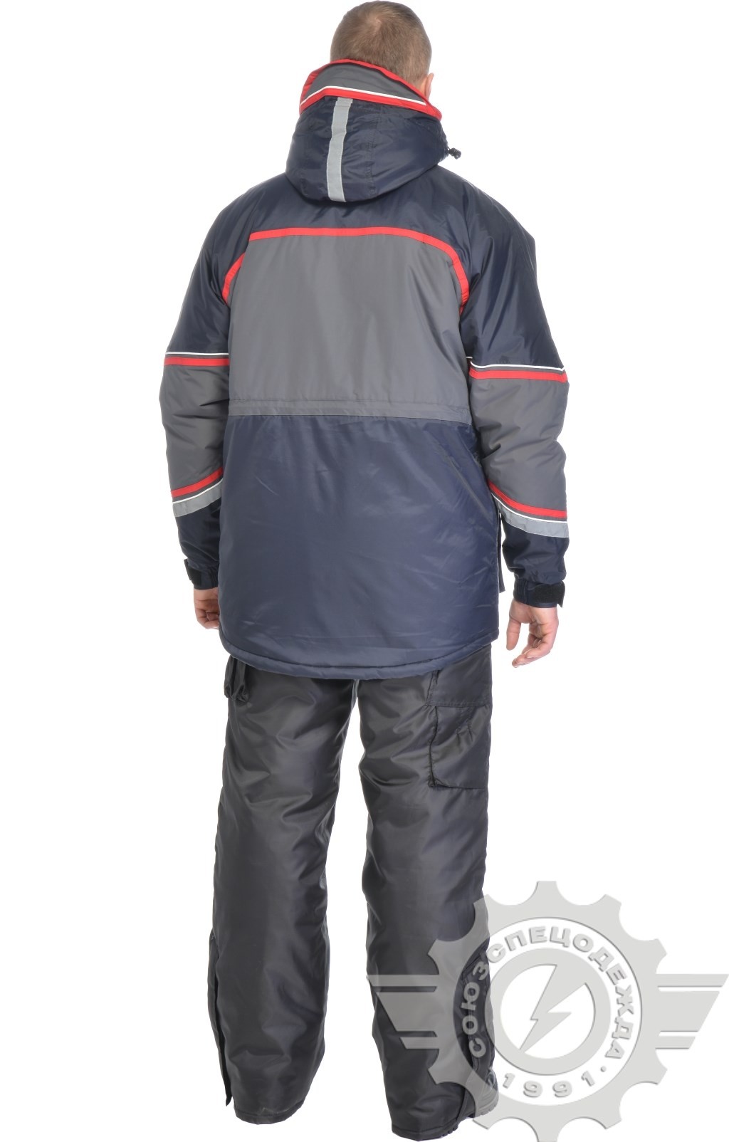 60900 Куртка "Байкал" зимняя с СВП  Зимняя спецодежда  размер 64-66/170-176  - Вид №1