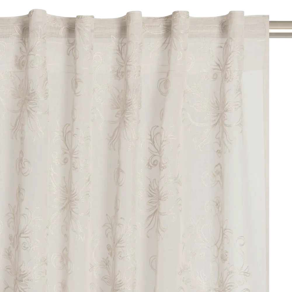 Тюль на ленте Inspire Jamy 285x280 см цвет Trench6 бежевый 83321650 STLM-2102382  - Вид №4