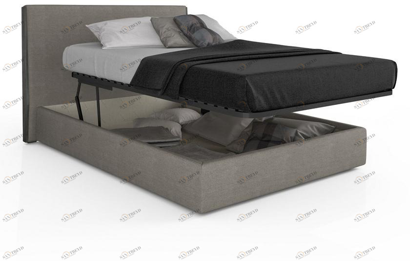 Huppé Двуспальная кровать-контейнер из ткани Sereno 3649ust HUPPE